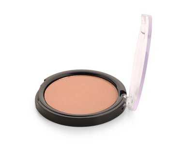 Beyaz arkaplanda sıkıştırma tozu