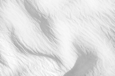 Arkaplan olarak beyaz bez kumaş dokusu, yakın plan