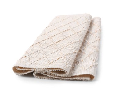 Beyaz arkaplandaki masa paspasları şık