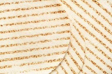 Arkaplan olarak taze lavaş