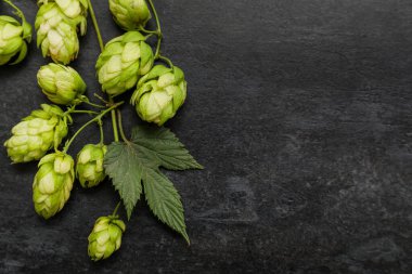 Siyah arkaplanda yeşil zıplayan koniler