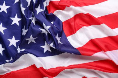 ABD bayrağının yakın görüntüsü