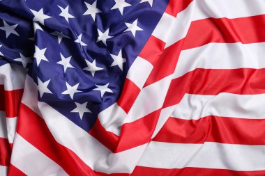 ABD bayrağının yakın görüntüsü