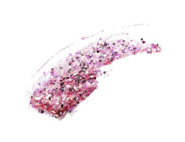 Beyaz arkaplanda parıltı darbesi