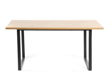 Beyaz arkaplanda şık bir tablo izole edildi