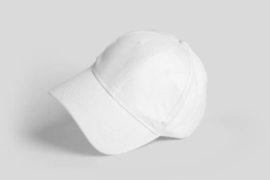 Gri arkaplanda boş beyaz başlık