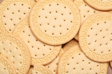 Tatlı kurabiyelerin dokusu arka plan olarak, yakın plan