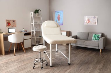 Kanepesi, kanepesi ve doktorunun çalışma yeri olan bir muayenehane.