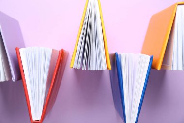 Leylak arkaplanı ile ilgili renkli kitapları aç