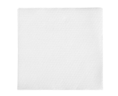 Beyaz arkaplanda kağıt peçete