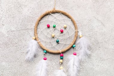 Grunge arka planında rüya yakalayıcı