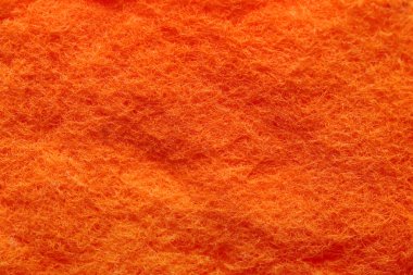 Bir arka plan, closeup olarak turuncu sünger doku