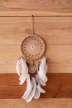 Tahta duvarda asılı düş kapanı