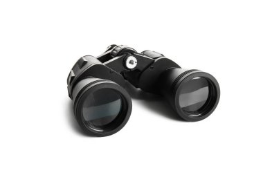 beyaz arka plan üzerinde modern dürbün