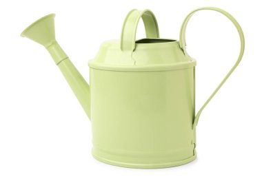 Beyaz arkaplanda yeşil sulama kutusu