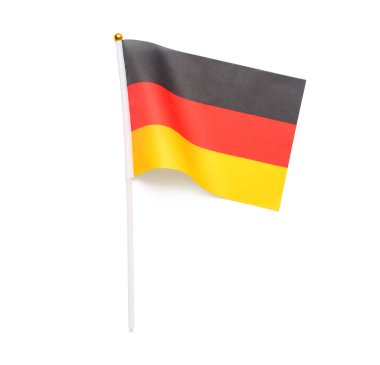 beyaz zemin üzerine Almanya bayrağı