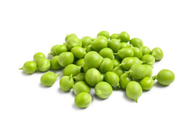 Renkli taze bezelye yığını