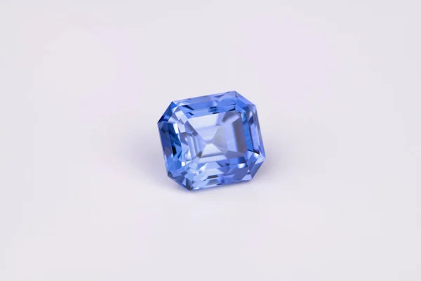 Gemstone Safira Azul Pedra Preciosa — Fotografia de Stock