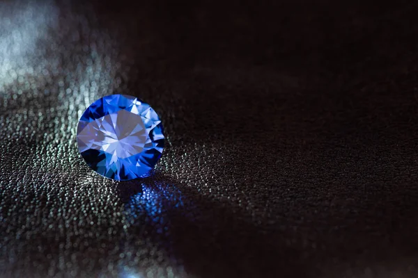 Gema Zafiro Azul Piedra Preciosa — Foto de Stock