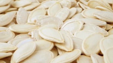 Kabak Tohumları Makro Arkaplan Videosu