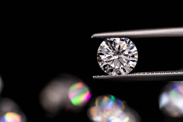 Diamante Luxo Pinças Jóias — Fotografia de Stock