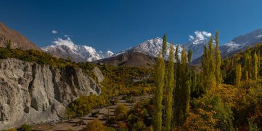 Pakistan Hunza 'da sonbahar sezonu