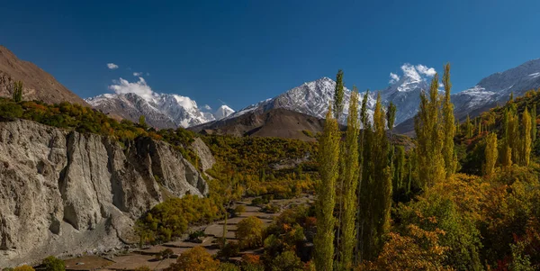 Herfstseizoen Hunza Pakistan — Stockfoto