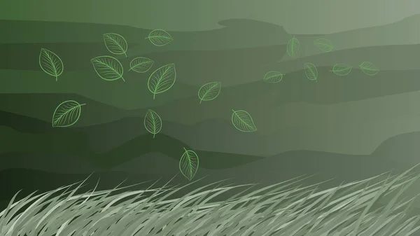 Фон Зеленого Листя — стоковий вектор