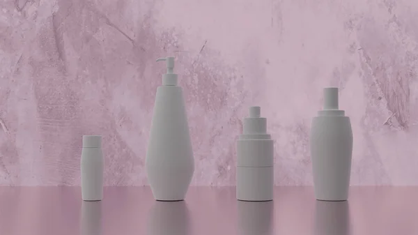Cosmetica Verpakking Make Huidverzorging Doos Container — Stockfoto