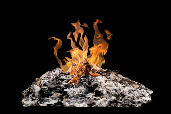Den Brinnande Elden Materialet — Stockfoto