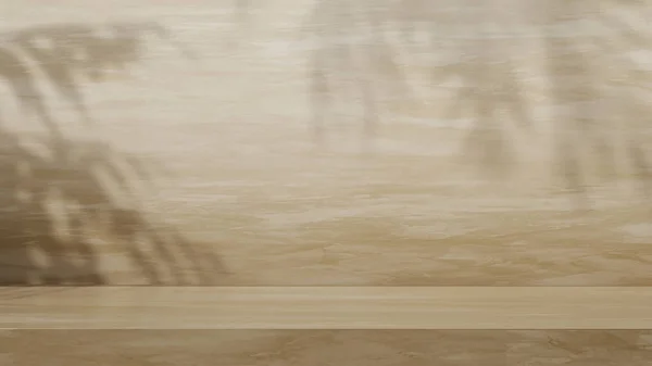 Терраса Пустого Пространства Листовой Шалью Стене Полу — стоковое фото