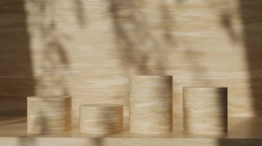 Mevcut satış ürünü için 3D Podyum 