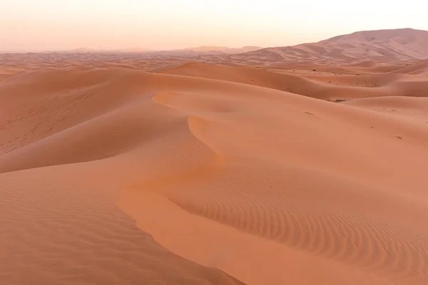 Прекрасная Пустыня Сахара Моррокко — стоковое фото
