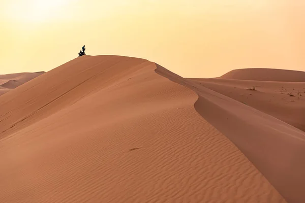 Piękna Pustynia Sahara Morrocco — Zdjęcie stockowe