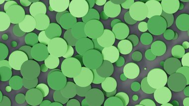 Çemberlerin soyut sırtı