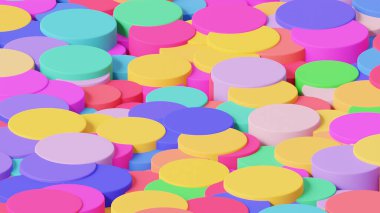 Çemberlerin soyut sırtı