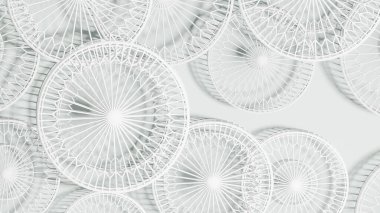 Çemberlerin soyut sırtı