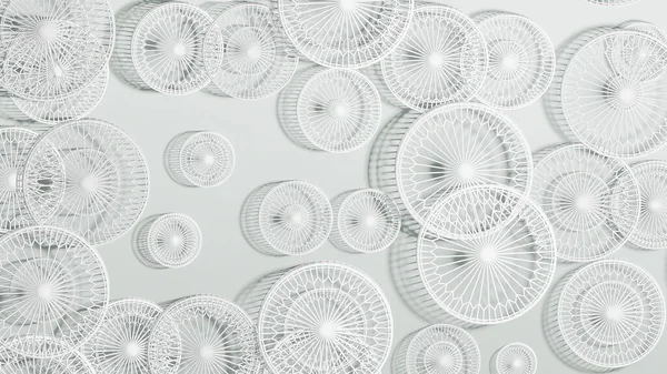 Çemberlerin soyut sırtı