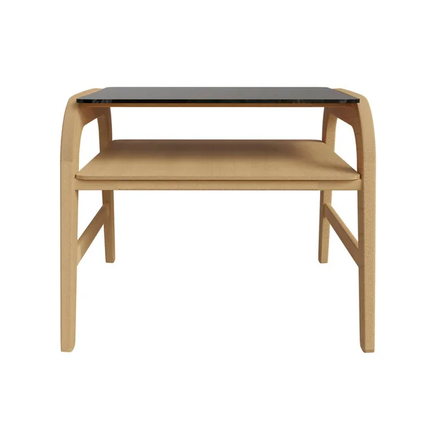 Model Render Table Design Isolate White — Stock Photo, Image