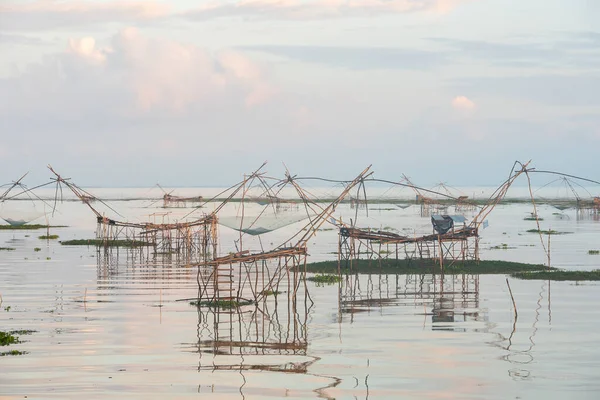 Місцевий Журавель Рибалки Таїланді — стокове фото