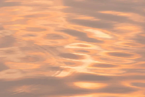 Odbicie Zachodu Słońca Nad Wodą Morską — Zdjęcie stockowe