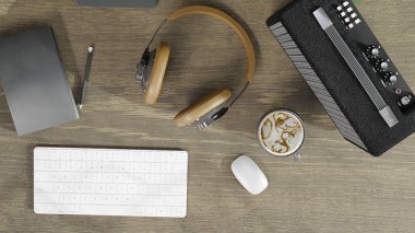 Çalışma tablosunda 3B reder programından oluşturulsun