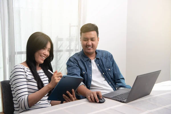 stock image The business person working at home 