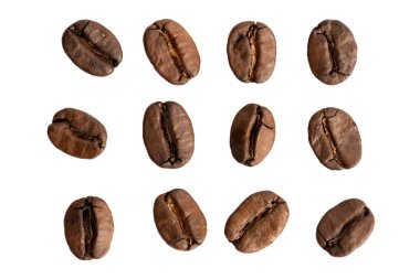 kahve çekirdeği izole beyaz