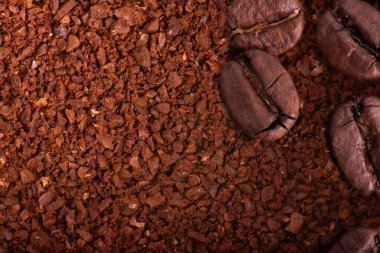 Kahve çekirdeği yakın plan.