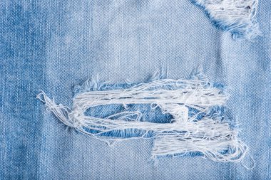 Kot pantolonun kumaş dokusunun ayrıntıları