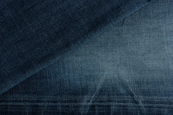 Detalhe Textura Tecido Jeans Jeans — Fotografia de Stock