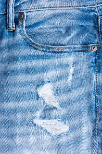 Kot Pantolonun Kumaş Dokusunun Ayrıntıları — Stok fotoğraf