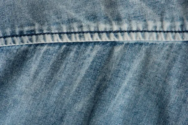 Dettaglio Della Texture Tessuto Jeans Denim — Foto Stock