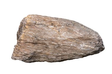 Bahçedeki süsleme için ağır taş beyazı izole eder.